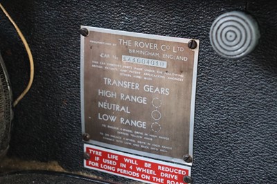 Lot 135 - 1960 Land Rover Series II 88'' Station Wagon