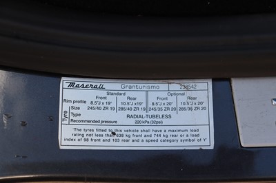 Lot 54 - 2008 Maserati GranTurismo V8 Coupé