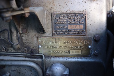 Lot 116 - 1950 Bentley Mk. VI H. J. Mulliner Sports Saloon