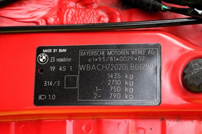 Lot 63 - 1997 BMW Z3 1.9 Roadster