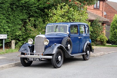 Lot 5 - 1934 Vauxhall ASX Light Six Saloon