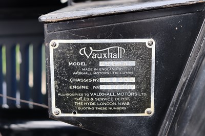 Lot 5 - 1934 Vauxhall ASX Light Six Saloon