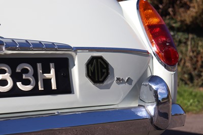 Lot 4 - 1970 MG 1300 Two-Door Saloon