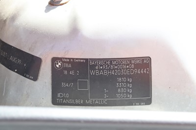 Lot 30 - 1999 BMW 318i Convertible