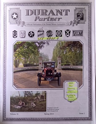 Lot 134 - 1923 Durant Star Model C Tourer