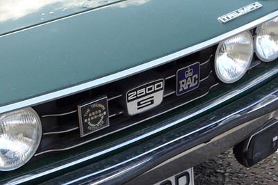 Lot 6 - 1977 Triumph 2500S
