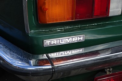 Lot 6 - 1977 Triumph 2500S