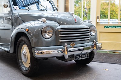 Lot 157 - 1954 Fiat 500C 'Topolino' Belvedere