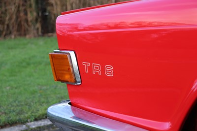 Lot 86 - 1973 Triumph TR6