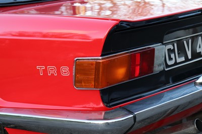 Lot 86 - 1973 Triumph TR6