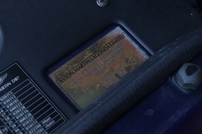 Lot 56 - 2002 Aston Martin DB7 Vantage Volante Jubilee Edition