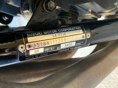 Lot 289 - 2002 Suzuki GSX1400K2