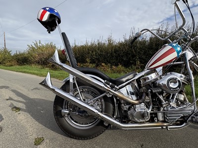 Lot 244 - 2004 Panzer-Paughco "Captain America" Chopper
