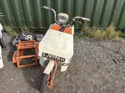 Lot 380 - Two 1970 and 1973 Ariel 3 50cc Mopeds