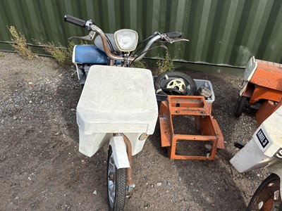 Lot 380 - Two 1970 and 1973 Ariel 3 50cc Mopeds