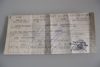 Lot 211 - 1929 Motoconfort R2 250