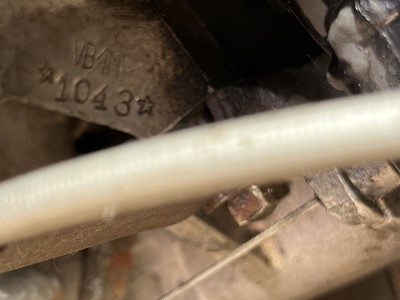 Lot 132 - 1957 Vespa Douglas 102L2