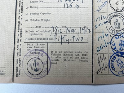 Lot 117 - 1952 Vespa Douglas Rod Model