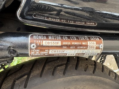 Lot 229 - 1977 Honda CB550F