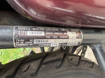 Lot 360 - 1977 Honda CB550F