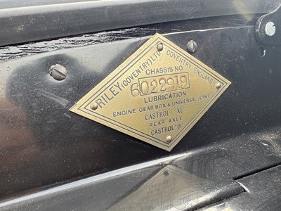 Lot 25 - 1934 Riley Nine Lynx Tourer