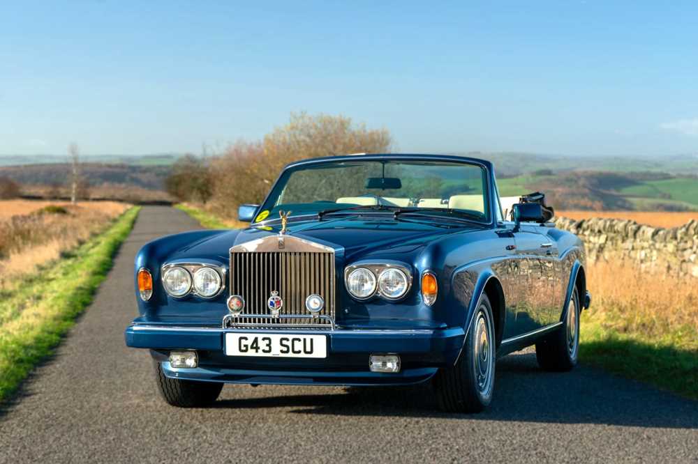 Lot 36 - 1989 Rolls-Royce Corniche II Convertible
