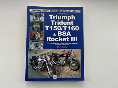 Lot 308 - 1975 Triumph Trident T160