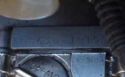 Lot 368 - 1981 Suzuki GS 650