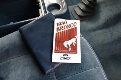 Lot 35 - 1986 Ford Bronco XLT 4x4