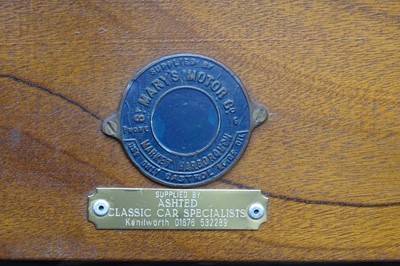 Lot 83 - 1921 Bean 11.9 Tourer