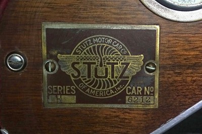 Lot 72 - 1920 Stutz Series H Bearcat