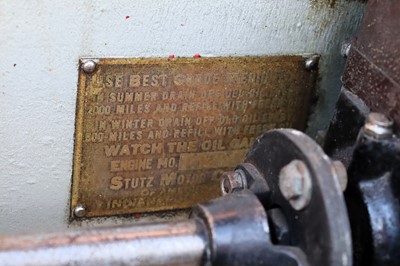 Lot 72 - 1920 Stutz Series H Bearcat