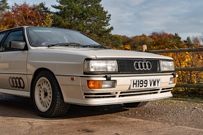 Lot 30 - 1991 Audi Quattro 20V
