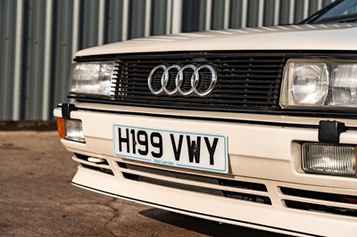 Lot 30 - 1991 Audi Quattro 20V