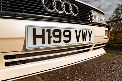 Lot 30 - 1991 Audi Quattro 20V
