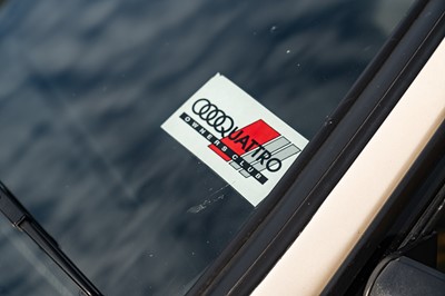 Lot 30 - 1991 Audi Quattro 20V