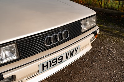 Lot 30 - 1991 Audi Quattro 20V