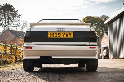 Lot 30 - 1991 Audi Quattro 20V