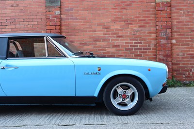 Lot 10 - 1980 Fiat 124 Sport Spider Abarth Stradale Evocation