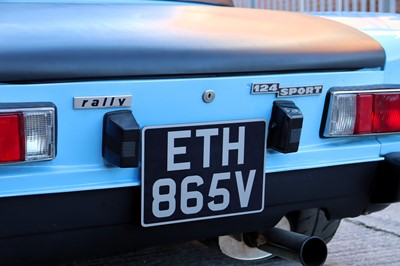 Lot 10 - 1980 Fiat 124 Sport Spider Abarth Stradale Evocation