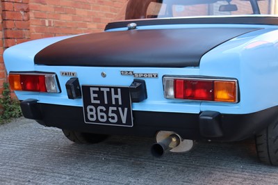 Lot 10 - 1980 Fiat 124 Sport Spider Abarth Stradale Evocation