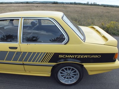 Lot 50 - 1980 BMW 323i Turbo 'Schnitzer'
