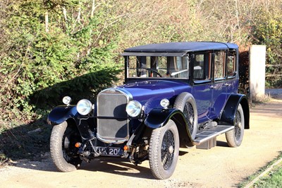 Lot 88 - 1925 Sunbeam 20/60 Enclosed Landaulette