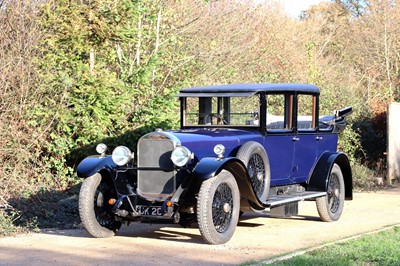 Lot 88 - 1925 Sunbeam 20/60 Enclosed Landaulette