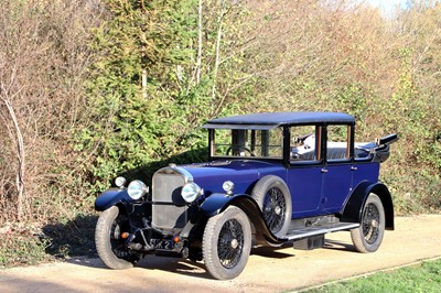 Lot 88 - 1925 Sunbeam 20/60 Enclosed Landaulette