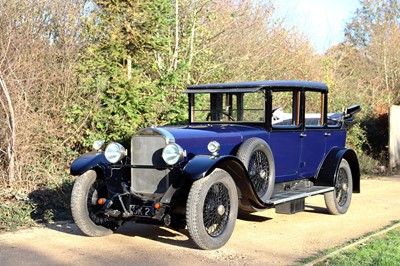 Lot 88 - 1925 Sunbeam 20/60 Enclosed Landaulette