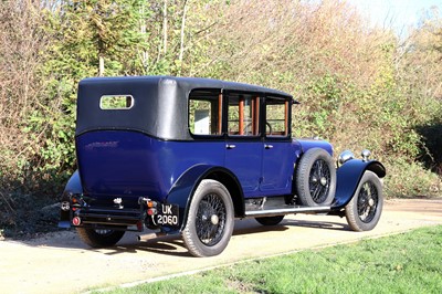 Lot 88 - 1925 Sunbeam 20/60 Enclosed Landaulette