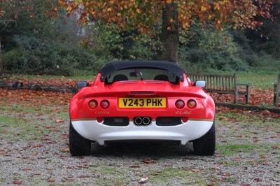 Lot 99 - 2000 Lotus Elise S1 Type 49