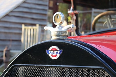 Lot 61 - 1919 Stutz Series G Touring Car