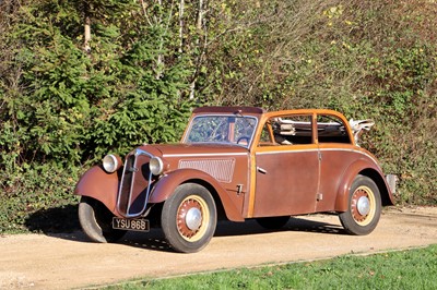 Lot 27 - 1937 DKW F7 Saloon Cabriolet